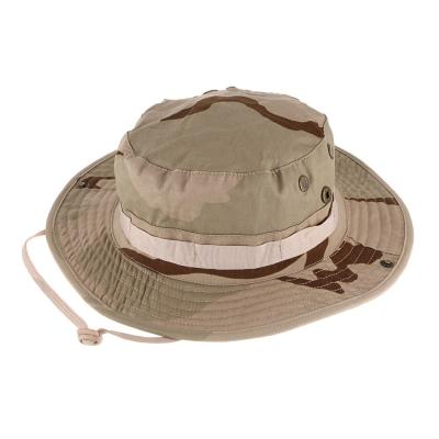 China Military Camouflage Outdoor Fisherman Hat 57cm Tactical Bucket Hats for sale