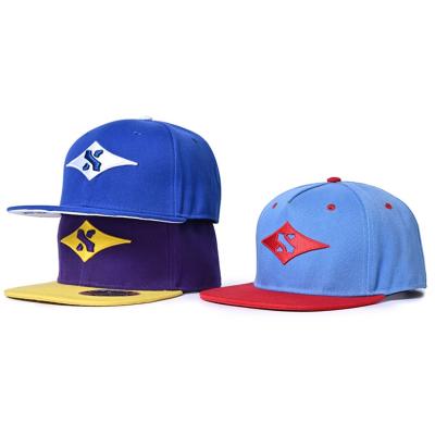 China 3D Embroidery Logo Acrylic New Era Snapback Caps Flat Brim SGS Approved for sale