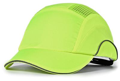 China Inserte el casco plástico industrial expresado del casquillo del topetón del béisbol de la seguridad en venta