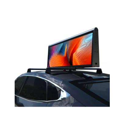 China 120W P4 Taxi Roof LED Display For Taxi Advertising WiFi USB 3G/4G/5G for sale