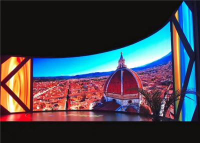 China Gabinete a todo color 500x500m m de la curva de la pantalla de la pantalla LED de alquiler al aire libre de P3.91 3840Hz en venta