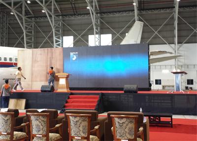 China Pixel pitch P4.81mm Indoor Rental LED Display Publicity Screens 500*1000mm Cabinet Concealed Cable Design for sale