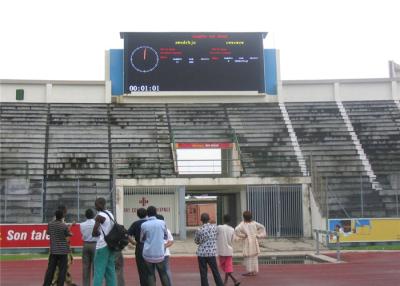 China Uniformidad del color del mantenimiento fácil de la pantalla LED del perímetro del deporte de la prueba del polvo buena en venta