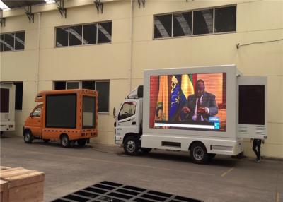 China Exposição de diodo emissor de luz móvel exterior do caminhão de P6.67mm para as atividades relativas à promoção impermeáveis à venda