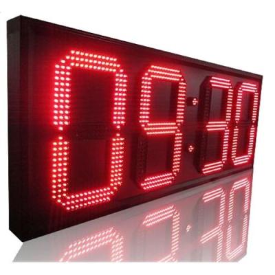 China RS485 5000mcd 24in Led Gas Station Signs Iron Cabinet for sale