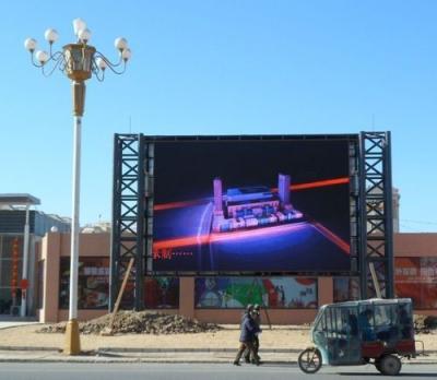China 6000cd/m2 Outdoor LED Advertising Billboard SMD3535 P10 AVOE Nova Linsn for sale