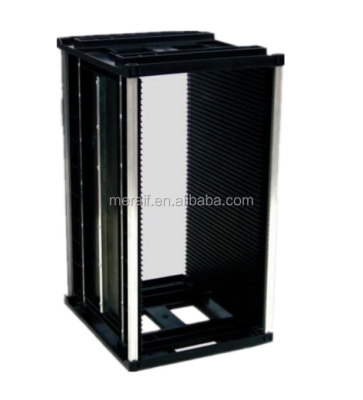 China ESD PCB Holder Magazine circulation Rack for storage Durable Folding SMT ESD PCB Magazine Rack For PCB Loader for sale