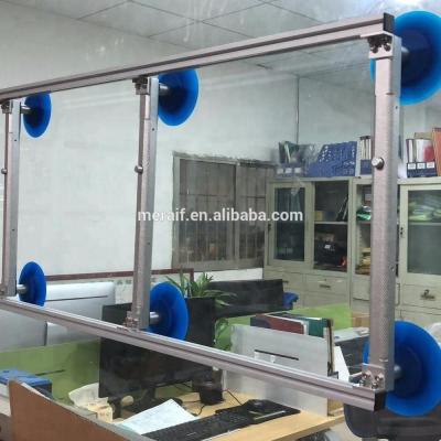 China Vacuum Lifter for Glass 32 to 65 inch vacuum automatic released TV LCD panel screen glass vacuum sucker frame handle lifter for sale