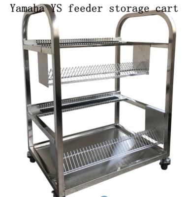 China Stainless Steel Four Wheels Smt Feeder Cart For Yamaha YS for sale