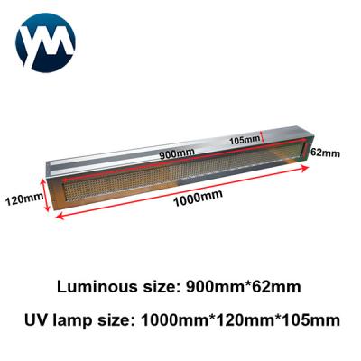 중국 병을 고치는 10000W 한 개의 20000W 듀얼 UV는 365nm 395nm 프린트용 잉크 접착제 물 냉각을 램프를 갖춥니다 판매용