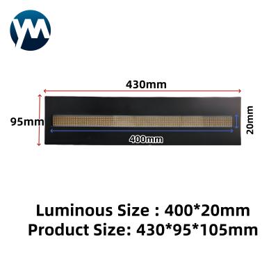 China UV LED Air Cooling Curing Lamp 1200W 395nm High Intensity UV Light System for Offset Printing Machine Flexo for sale