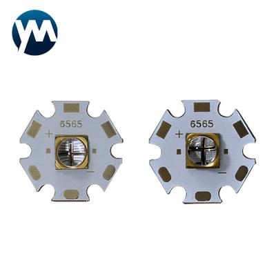China UV LED SMD Chip 6565 10W 20mm Hexagonal Plate LED Flashlight Module for sale