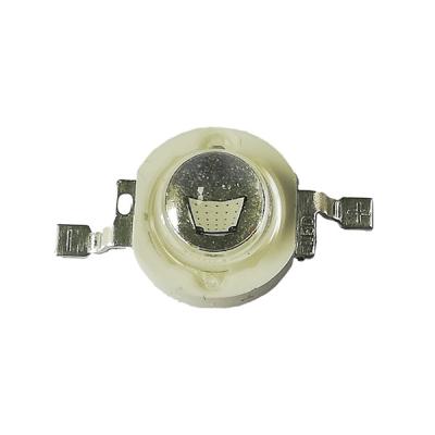China UVA LED Chip 1-3W With Silicone Lens UV LED 365nm Imitation Lumen Lamp Beads for sale