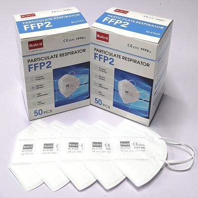 China FDA FFP2 Face Mask , 5 Layers Respirator Mask , FFP2 Protective Mask With CE0370 for sale