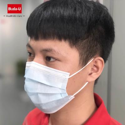 China 3 Layer Adult Disposable Medical Protective Mask BFE≥98% 5 Packs X 10 Pcs for sale