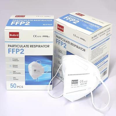 China BU-E960 Disposable FFP2 Face Mask Respirator -Filtering Half Mask EU Standard , PPE-Regulation 2016/425 for sale