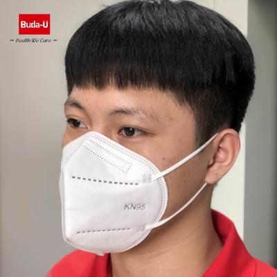 China Rispirator KN95 Face Mask , Folding Type 5 Layers Mask With FDA Registration for sale