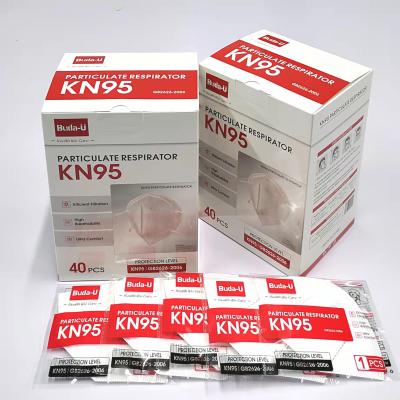 China White Black KN95 Face Mask Respirator High Filtration Rate FDA Listed for sale