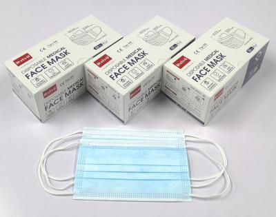China High Filtration Rate Medical Disposable Face Mask En14683 Approved à venda
