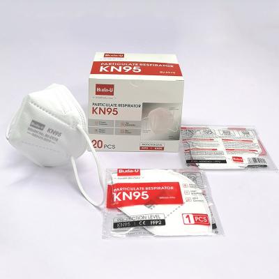China Modelo de gravação Filtering Facepiece Respirator GB2626-2019 Buda-U de FDA EUA da máscara protetora KN95 à venda