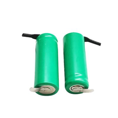 China Oem Nickel Rechargeable Battery 1.2v 300mah NiMh Aa Battery Cell Pack for sale