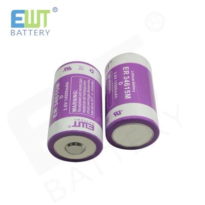 China 14500mAh 3.6v Lithium Ion Battery Cell Cylindrical ER34615M For Water Meter for sale