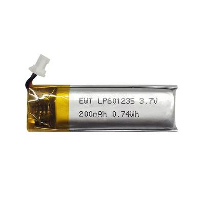 China 601235 Batería de polímero de litio 300mAh 400mAh 3.7V 200mAh Batería LiPo en venta