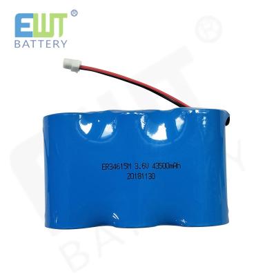 China AAA Lithium Thionyl Chloride Battery Cell ER34615 19000mAh LiSOCL2 Battery for sale