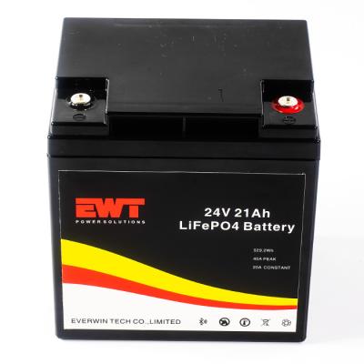 China 24V 21AH Lifepo4thium batería para scooter eléctrico en venta