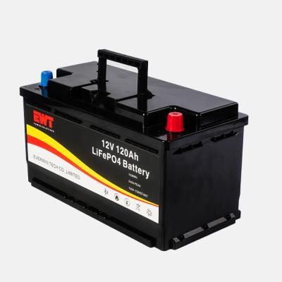 China Traveling Li Iron Phosphate Battery 120Ah 12.8V Lithium Ion LiFePO4 Battery for sale