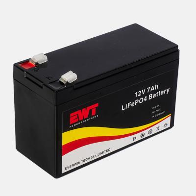 China Home Energy Storage 12V LiFePO4 lithium battery replacement 12.8V 7Ah Lithium Iron Phosphate Battery Pack for sale