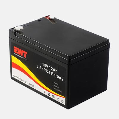China Electric Lithium Replacement Battery Storage 12V 12Ah LiFePO4 Battery for sale