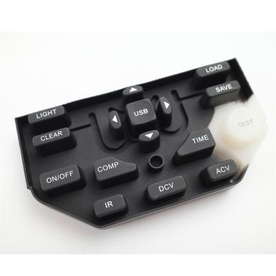 Chine Bouton en caoutchouc de silicone de clavier de silicium de clavier en caoutchouc conducteur fait sur commande de boutons à vendre
