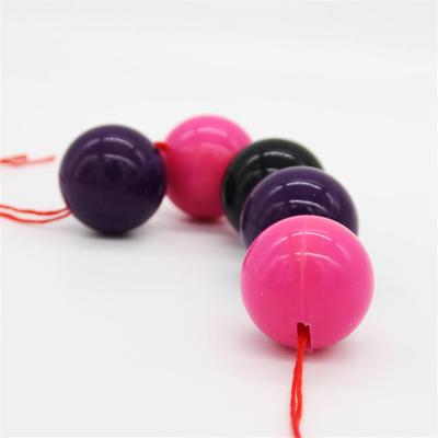 China Custom High Temperature Bouncing Soft Hard Holes Color Silicone Rubber Ball Belt Holes for sale