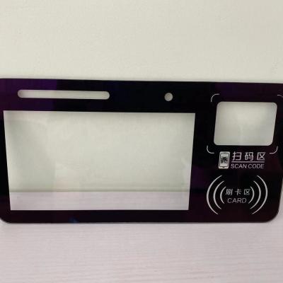China Customized Electronic Display Glass Panel Toughened Silk Screen Glass for sale