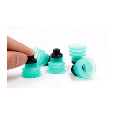 China Custom Bellows Type Silicone Rubber Vacuum Suction Cups for sale