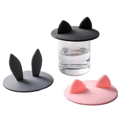 China Silicone Rubber Custom Food Grade Cup Lid Silicone Cup Lid Dust Proof for sale