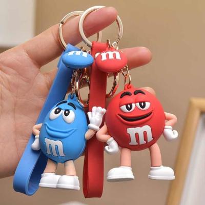 China Custom Cartoon Silicone Key Chain Bag Pendant Diy Accessories Accessories for sale