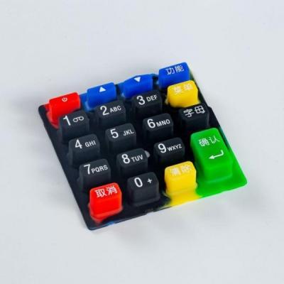 China Multi Color 30 To 80 Shore A OEM Rubber Keycaps Full Set for sale