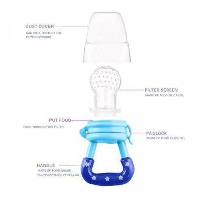 China CIQ Baby Feeding Silicone,Silicone Baby fruit feeder Infant Teething Toy Baby silicone Pacifier for sale