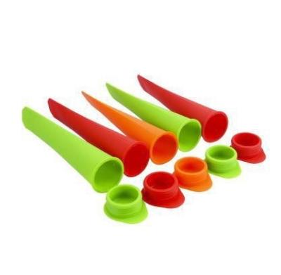 China Sustainable Food Grade Popsicle Mold Custom Silicone Parts for sale