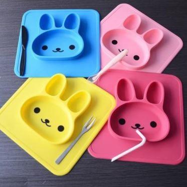 China Silicone Dinner Plates OEM ODM Non Slip Baby Plate for sale