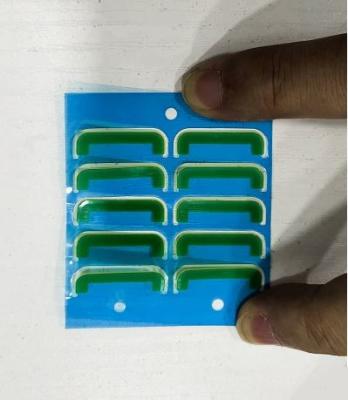 China Costa incorporado A da almofada de borracha 10 de silicone do telefone celular com revestimento protetor esparadrapo à venda