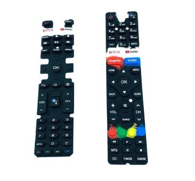 China ODM Silicone TV Remote Control Keyboard 30 Shore A for sale