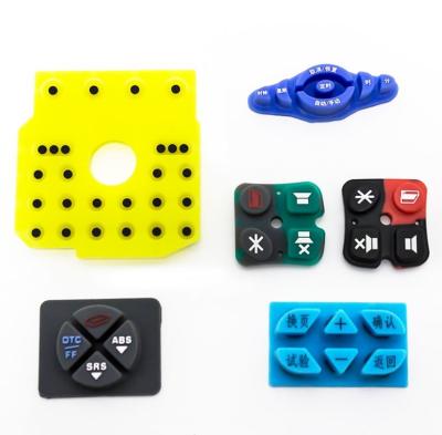 China 90 Shore A Silicone Numeric Keypad For Electronic Equipment for sale