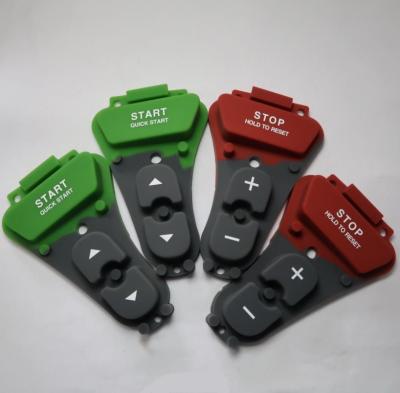 China Noncorrosive 20 Shore A Silicone Push Button For Treadmill for sale