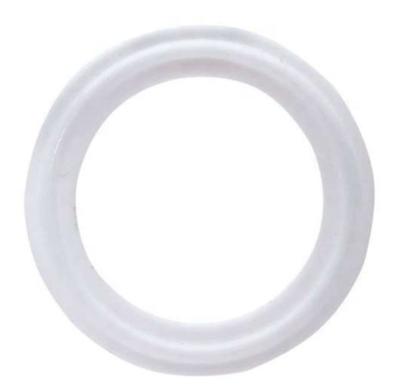 China 90 Shore A Pantone Color PTFE Rubber Gasket For Triclamp for sale