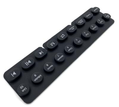 Китай Водоустойчивая клавиатура силиконовой резины для диктора музыки Bluetooth продается