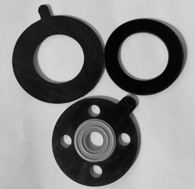 China 0.3mm Tolerance Grooved NBR EPDM FKM Silicone Rubber Gasket for sale