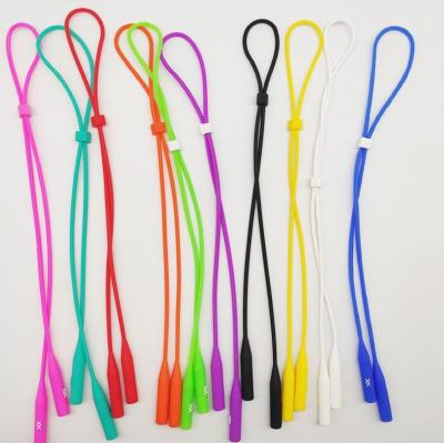 China Non Slip Pantone Color Silicone Glasses Rope OEM For Outdoor Sports for sale